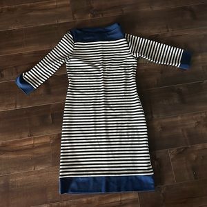 ⚡️ ISAAC MIZRAHI NAVY STRIPED DRESS ⚡️